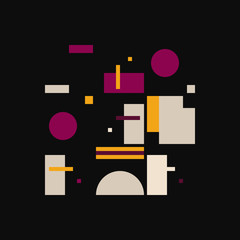 Bauhaus Abstract Vector Composition Design