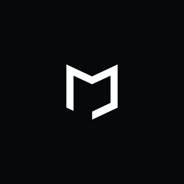 recommend clip art: Minimal elegant monogram art logo. Outstanding professional trendy awesome artistic M MD DM initial based Alphabet icon logo. Premium Business logo White color on black background