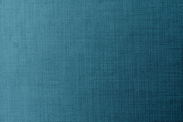 Weaved blue linen fabric