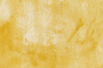 Brushed yellow concrete wall