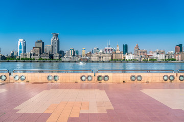 Obraz premium Old building landscape of Shanghai Bund