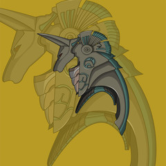 mythology anubis illustration