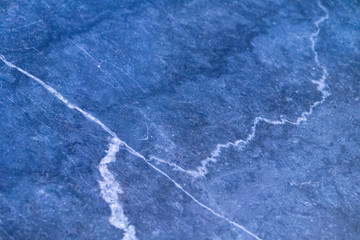 Abstract textured tinted classic blue color surface texture rough background, cement concrete floor or wall. Classic Blue trendy Color of the year 2020 - Image