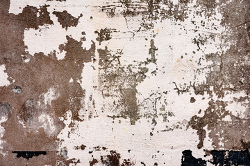Obraz premium Texture of a concrete wall with cracks and scratches which can be used as a background