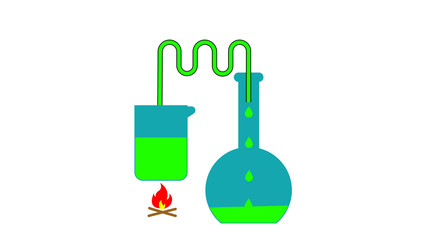 Scientific equipment and chemistry glassware