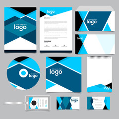 Corporate Brand Identity set. Business Mini
 Stationery Template Design.