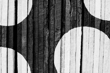 White wooden wall background