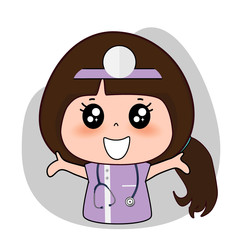 Dentist, Cartoon character Dentist Design, Medical worker, Medical concept. Vector illustration.