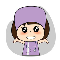 Dentist, Cartoon character Dentist Design, Medical worker, Medical concept. Vector illustration.