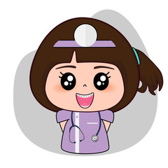 Dentist, Cartoon character Dentist Design, Medical worker, Medical concept. Vector illustration.