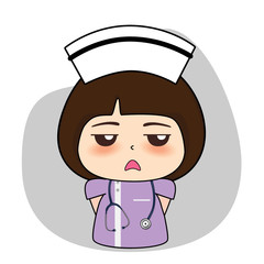 Cartoon character Nurse Design, Medical worker, Medical concept. Vector illustration.