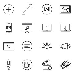 Sign icon set.