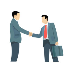 Fototapeta premium design illustration template shake hands