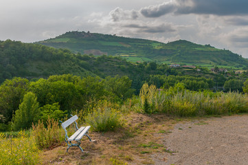 Paysage de l'Aveyron proche de Millau