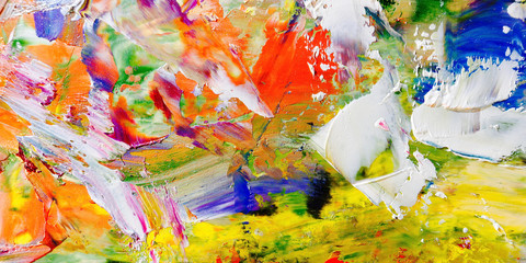 Colorful abstract background wallpaper. Modern motif visual art.  Mixtures of oil paint. Trendy hand painting canvas. Wall decor and Wall art prints Idea.  3D Texture.Colorful abstract 