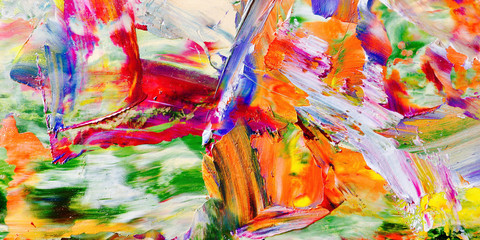 Colorful abstract background wallpaper. Modern motif visual art.  Mixtures of oil paint. Trendy...