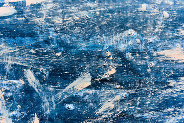 Abstract art, colorful oil paintings on canvas are beautiful, modern art Contemporary art. 