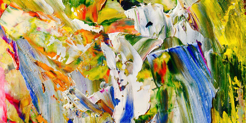 Colorful abstract background wallpaper. Modern motif visual art.  Mixtures of oil paint. Trendy hand painting canvas. Wall decor and Wall art prints Idea.  3D Texture.Colorful abstract 