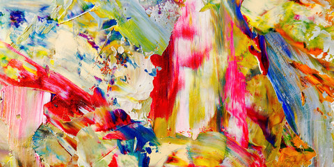 Colorful abstract background wallpaper. Modern motif visual art.  Mixtures of oil paint. Trendy...