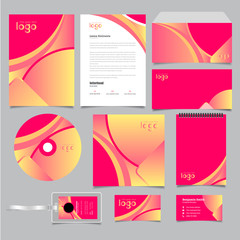 Corporate Brand Identity set. Business Mini
 Stationery Template Design.
