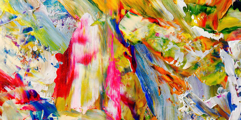 Colorful abstract background wallpaper. Modern motif visual art.  Mixtures of oil paint. Trendy...