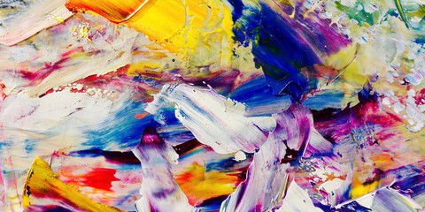 Colorful abstract background wallpaper. Modern motif visual art.  Mixtures of oil paint. Trendy hand painting canvas. Wall decor and Wall art prints Idea.  3D Texture.Colorful abstract 