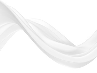 White abstract liquid wavy background