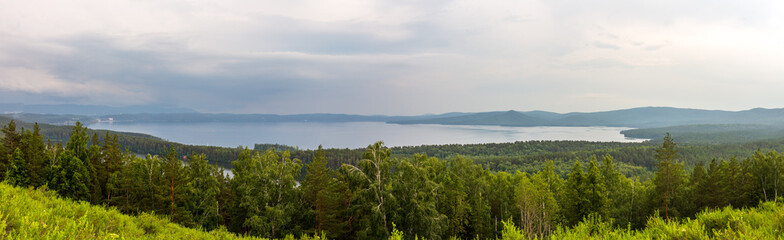 Fototapeta na wymiar Turgoyak lake, Chelyabinsk region, Russia