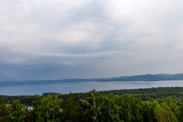 Fototapeta na wymiar Turgoyak lake, Chelyabinsk region, Russia