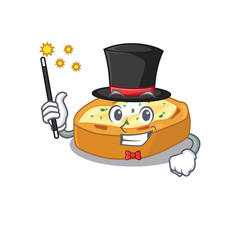 An attractive Magician of baked potatoes cartoon design