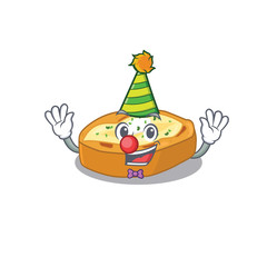 cartoon character design concept of cute clown baked potatoes