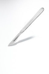 surgical scissors isolated on white