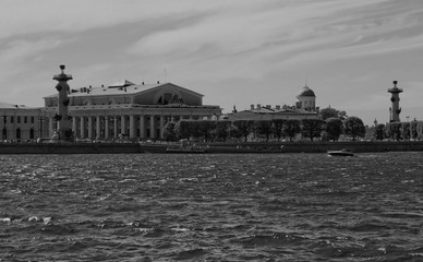 Fototapeta na wymiar Strelka Vasilievsky island