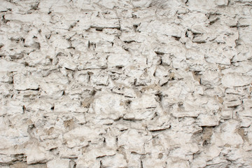 Stone white wall