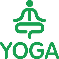 Fototapeta premium Logo yoga, health, vector, body, spa
