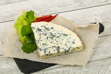 Blue cheese slice
