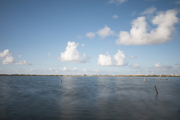 Saline nei dintorni della città di Trapani