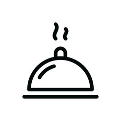 Obraz premium Catering isolated icon, banquet linear vector icon