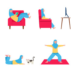 Relaxing Activity At Home During Virus Spread
