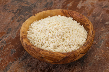 Fototapeta na wymiar Arborio rice for Italian risotto