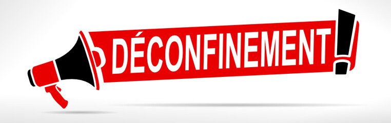 mégaphone déconfinement 