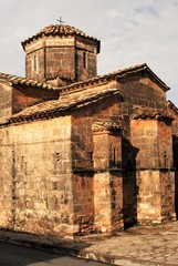 Fototapeta na wymiar The Byzantine church of Ag. Theodoroi in Kambos Avias village, in the region of Mani in Peloponnese, Greece.