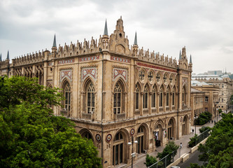 Fototapeta premium Ismailiyya Palace, the Presidium of the Academy of Sciences of Azerbaijan