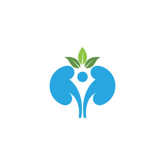 kidney vector illusrtation design logo