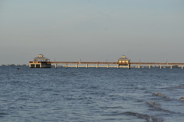 Pier at sunrise 