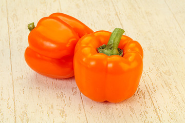 Orange sweet tasty Bell Pepper