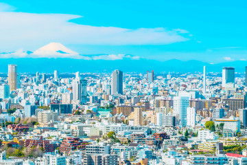 東京の都市風景　アニメ風