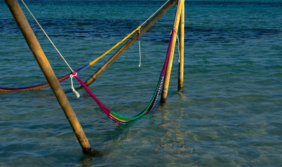 Obraz premium Landscape, beach view, leisure and vacation.