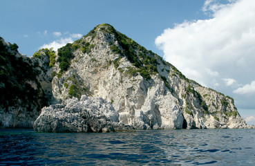 Blue Caves on Zakynthos island, Greece