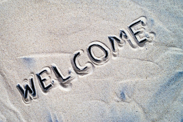 Words written in the sand